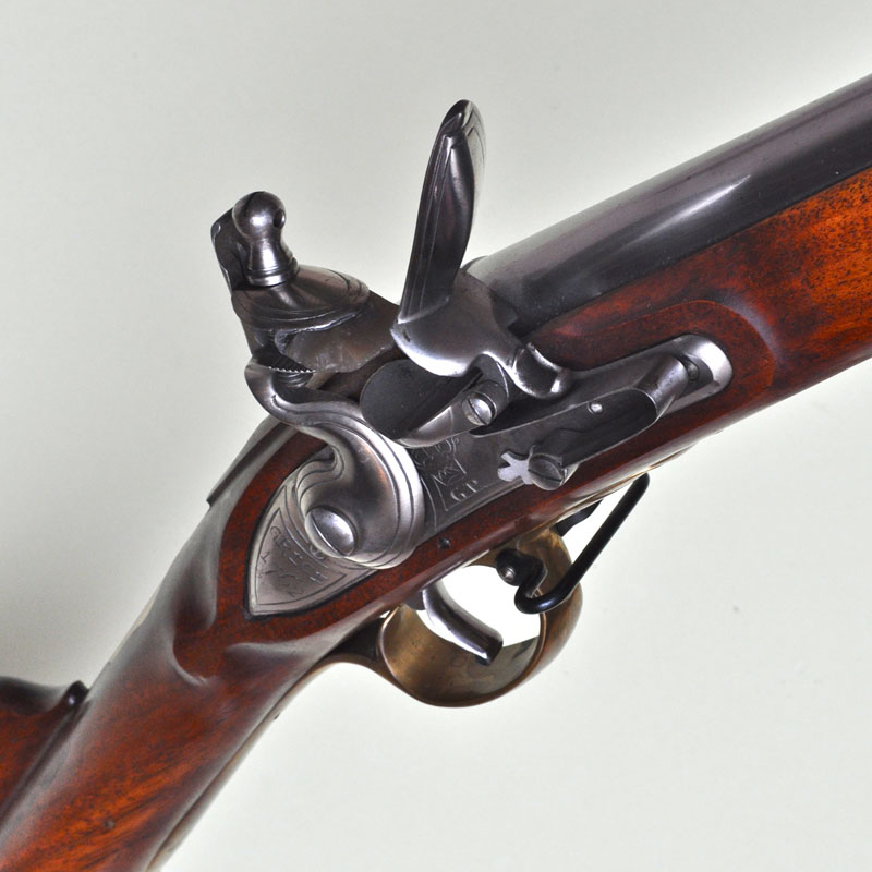 Křesadlová puška Brown Bess cal. .75 - detail křesadla